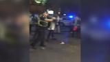 9RAW: Police use pepper spray to break up brawl