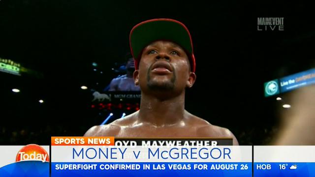 Mayweather and McGregor to fight in August