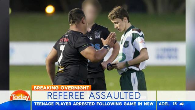 Nsw Rugby Player Charged Over Alleged Assault On Referee